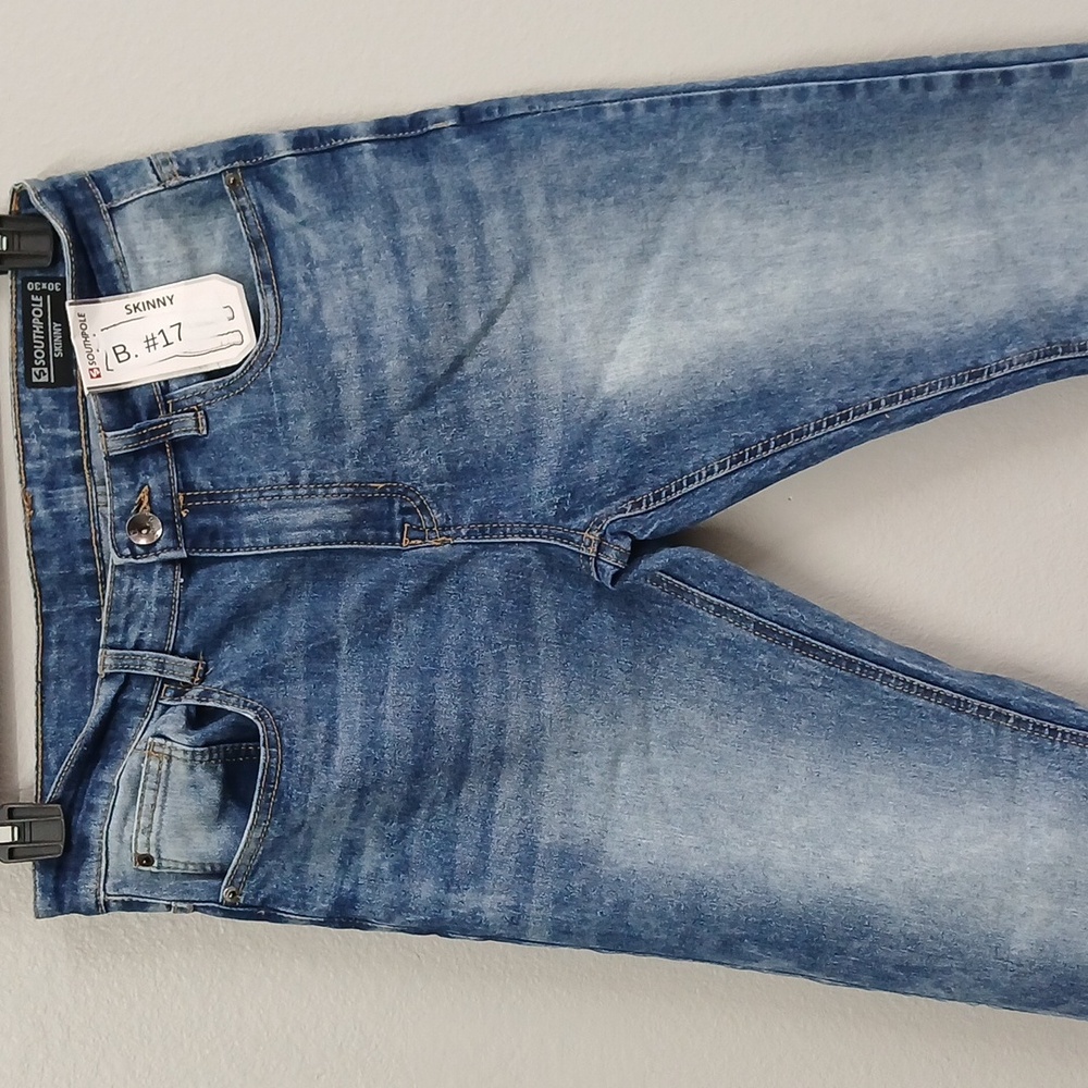 South Pole Skinny Stretch Denim Jeans 30X30 NWT - Picture 2 of 7